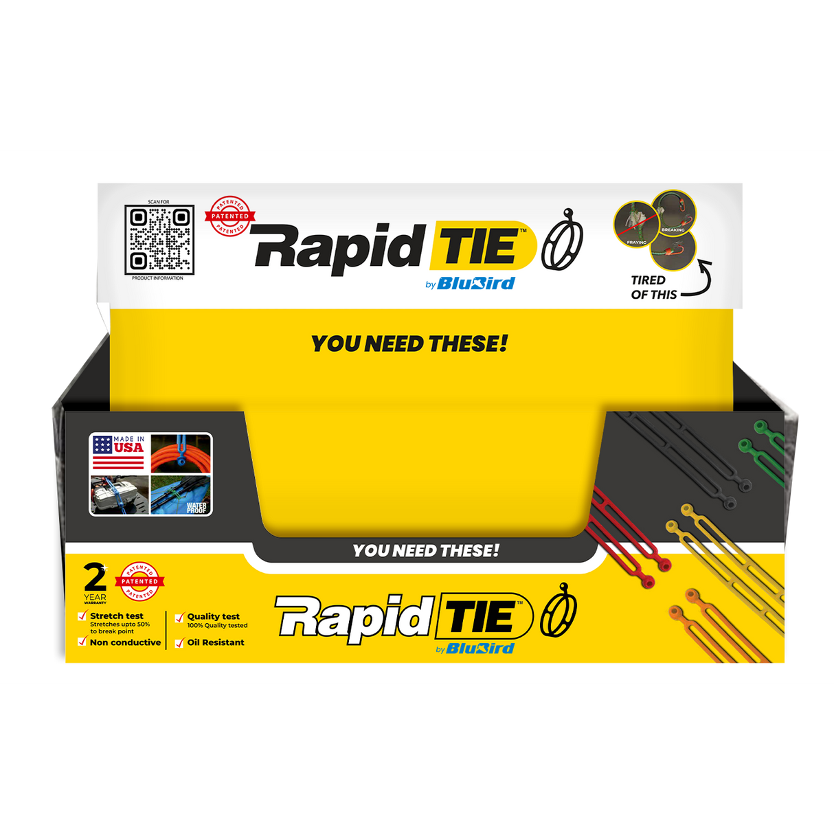 Rapid Tie Counter Display box