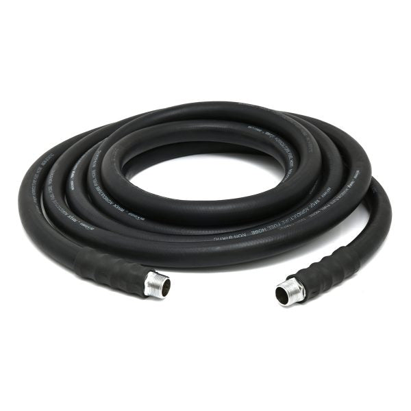 OilShield 1" Fuel Transfer Hose with MNPT Fittings for Gasoline, Diesel, Biodiesel and Kerosene