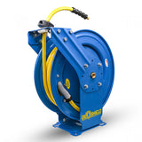 OilShield Air Hose Reel 1/2" Retractable Dual Arm Heavy Duty with Rubber Hose, 3' Lead-in Hose, 300 PSI