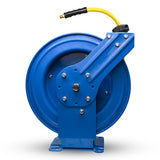 OilShield Air Hose Reel 1/2" Retractable Dual Arm Heavy Duty with Rubber Hose, 3' Lead-in Hose, 300 PSI