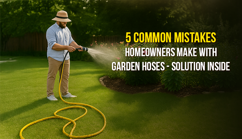 5 Common Mistakes Homeowners Make with Garden Hoses - Solution Inside