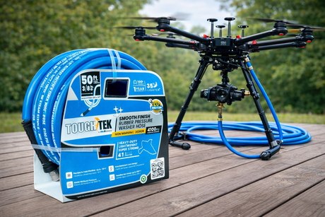Best Pressure Washer Hose for Drone Cleaning | ToughTek™