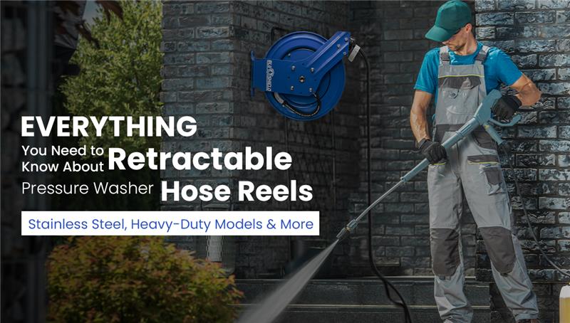 Retractable Pressure Washer Hose Reels