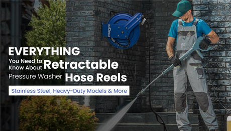 Retractable Pressure Washer Hose Reels