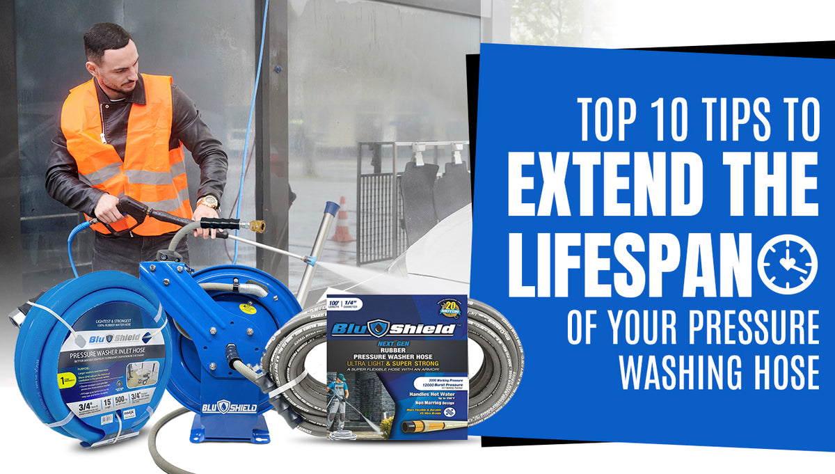 Freshora Washing 10 Tips to Extend Your Pressure Washing Hose's Lifespan – TheBlueHose