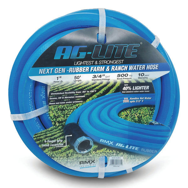AG-Lite Rubber Water Hose 1" x 50'