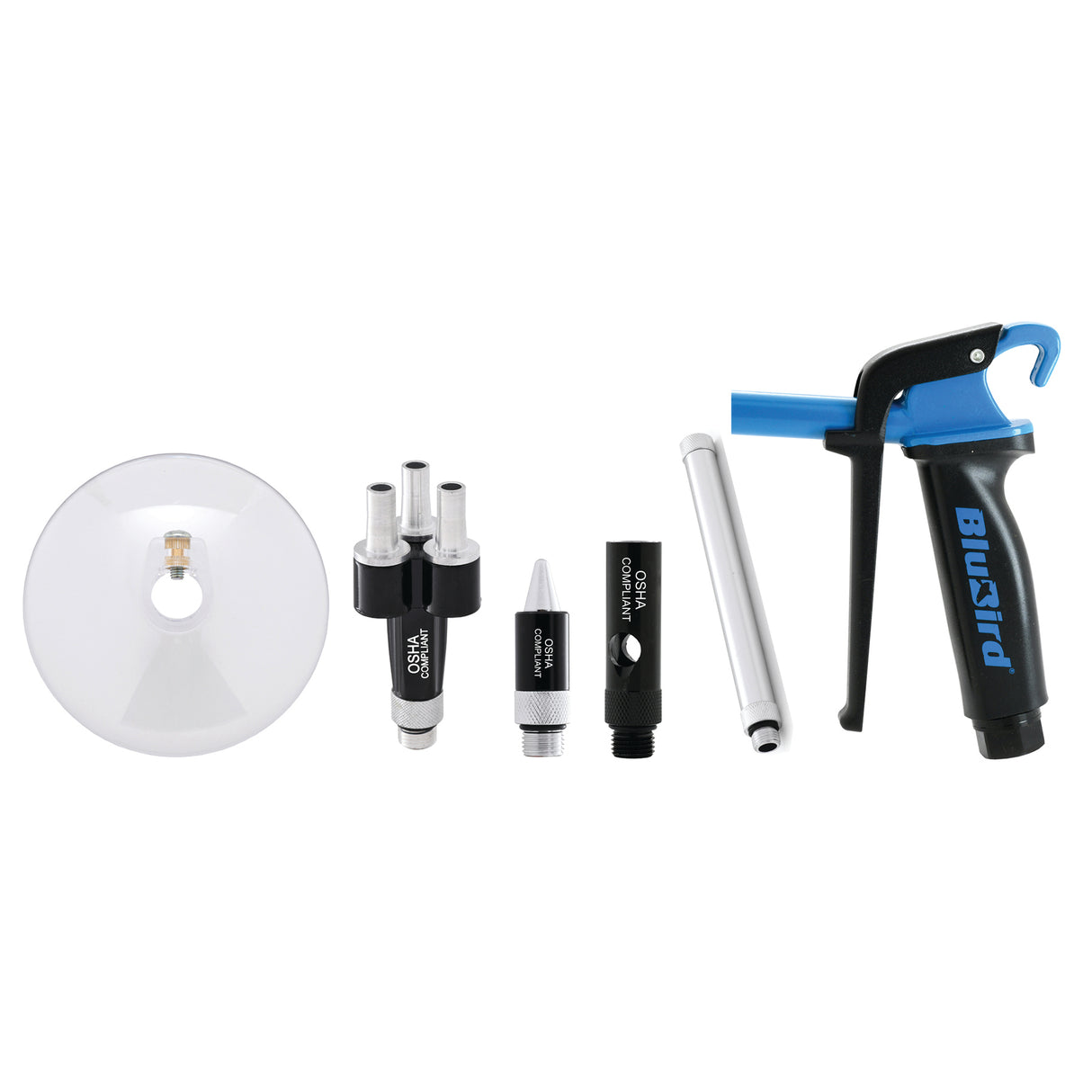 BluBird HF1 10-Pc Air Blow Gun Kit