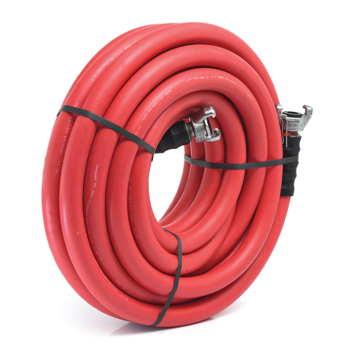 Rubber Jack Hammer Hose 3/4" x 50'-Red