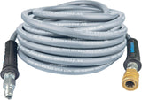 BluShield 3/8" Single Wire Pressure Washer Replacement Hose with NPT Fittings, 4000PSI