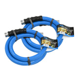 AG-Lite 5/8" x 6' Lead-in Irrigation Hose with 3/4" GHT Fitting, 100% Rubber, Supports Hot and Cold Water