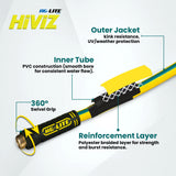 Tuyau d'arrosage hybride AG-Lite 3/4" X 25' - Jaune - Haute visibilité