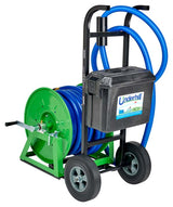 Underhill 1"Deluxe Field Caddie Hose Cart w/ Reel, Upto 125' Hose (HC-HT-100-K)