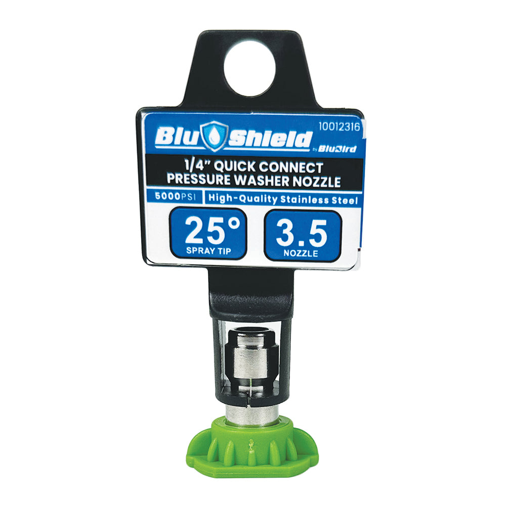 BluShield 3.5 Orifice 25° Quick Disconnect Pressure Washer Spray Tip