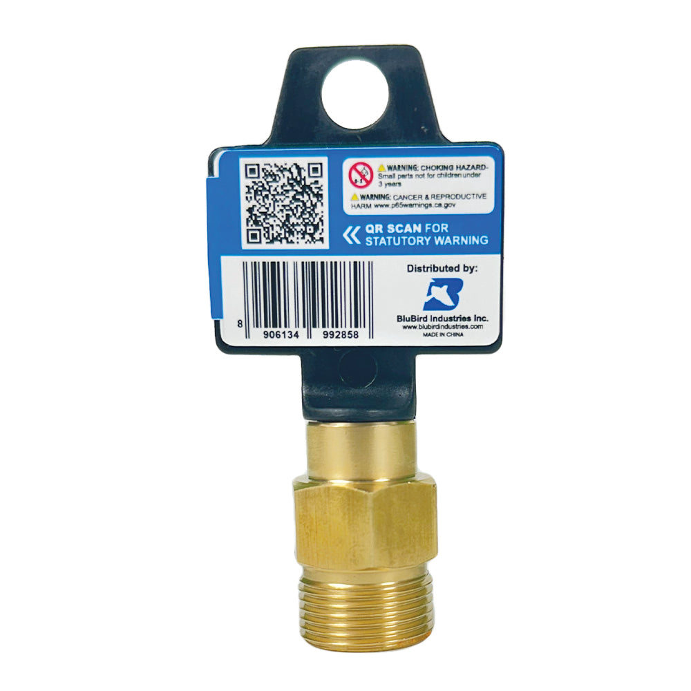 BluShield Male Metric x 1/4" Female Pipe Thread Pressure Washer Adapter