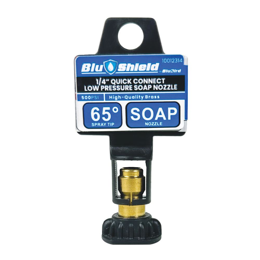 BluShield 65° Black Low Pressure Quick Disconnect Soap Tip