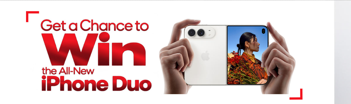 Get a chance to win the all-new iPhone Duo