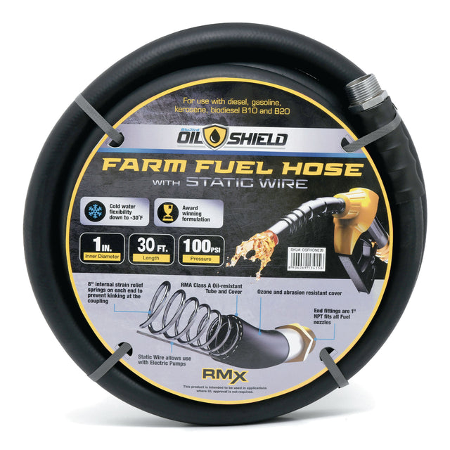 Oil Shield Farm Fuel Hose Reel