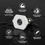 Blu Shield 3.5 Orifice 40° Quick Disconnect Pressure Washer Spray Tip