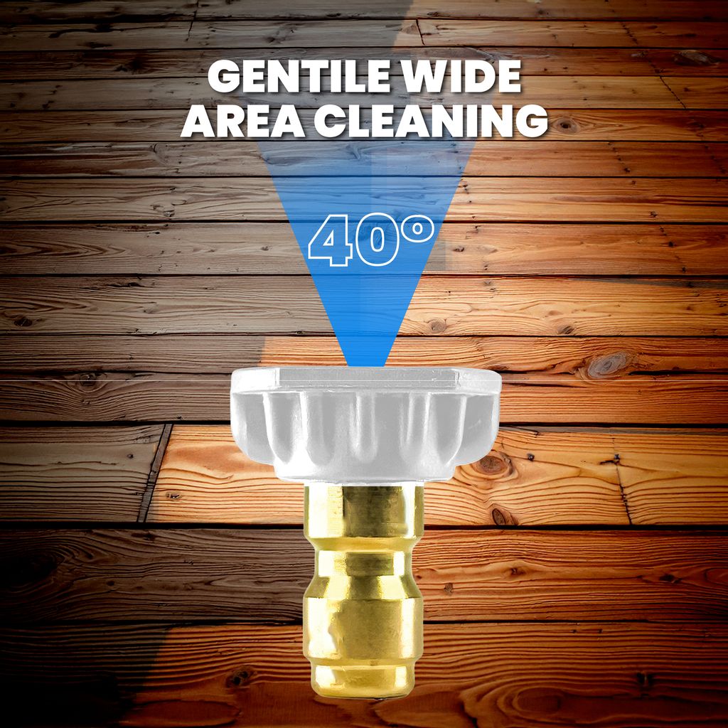 Blu Shield 3.5 Orifice 40° Quick Disconnect Pressure Washer Spray Tip