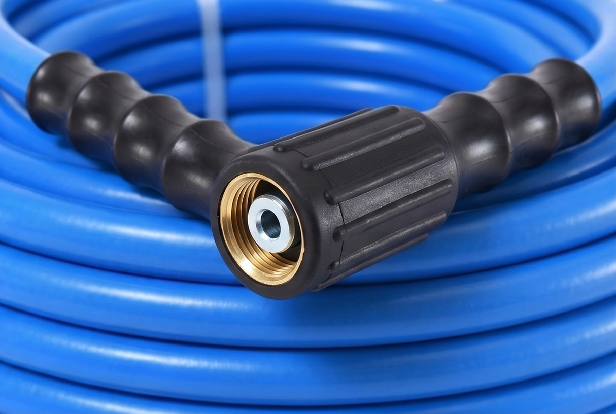 Blu Shield The Slayer Hybrid Pressure Washing Hose 1/4" X 200'-Blue