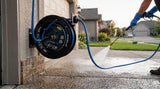 Blu Shield The Slayer Hybrid Pressure Washing Hose Reel 1/4" X 35'-Blue