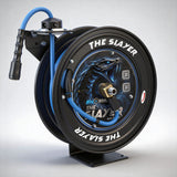 Blu Shield The Slayer Hybrid Pressure Washing Hose Reel 1/4" X 35'-Blue