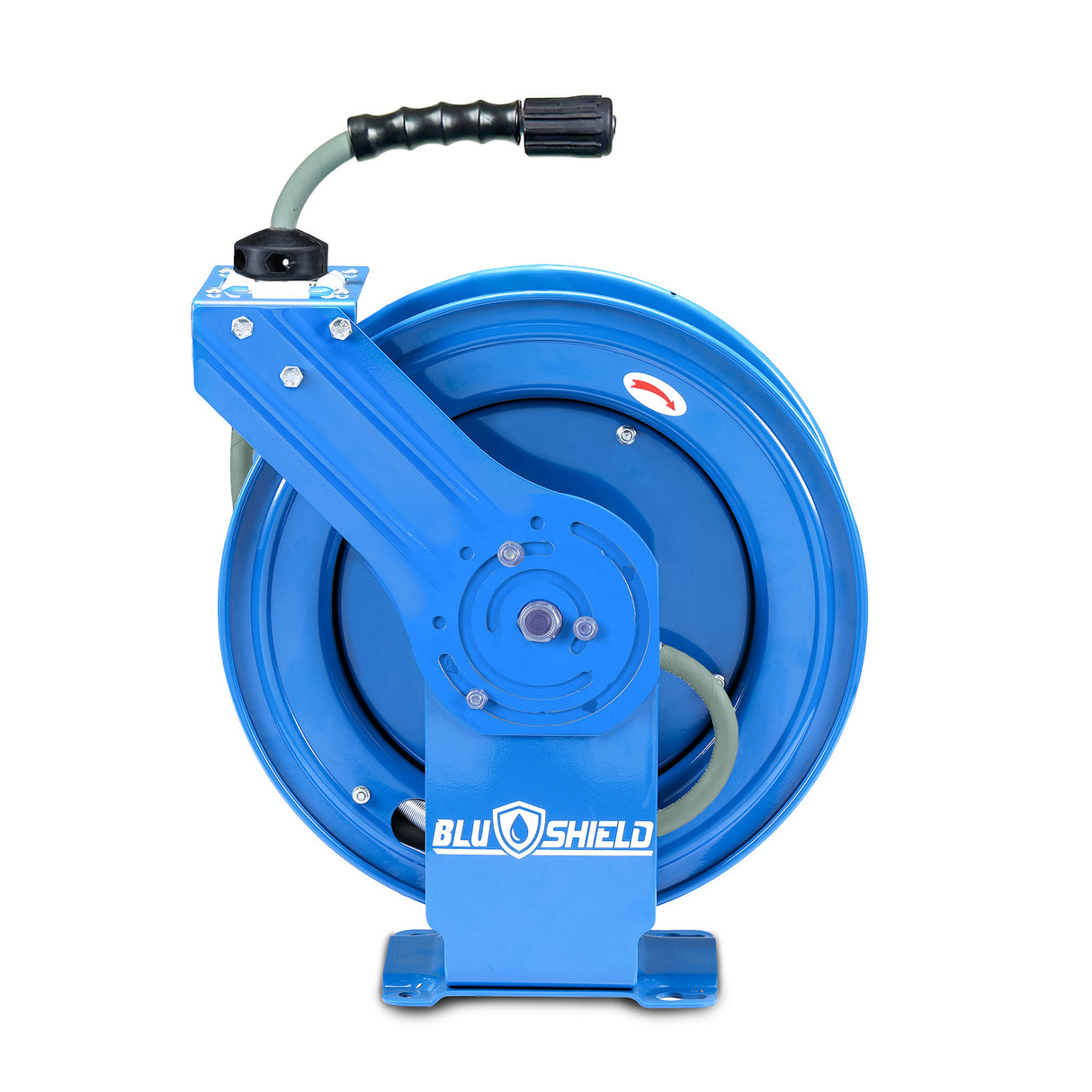 BluShield 1/4" x 50' Pressure Washer Hose Reel