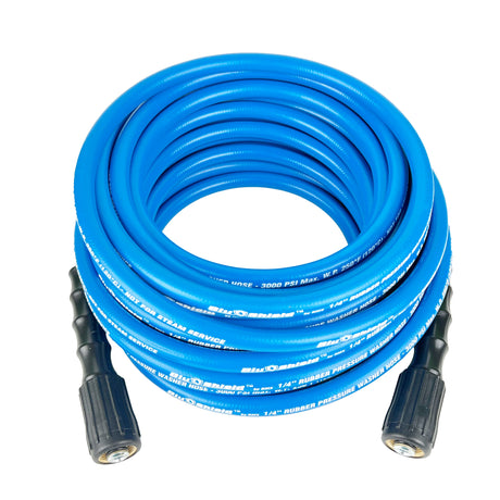 ToughTek 1/4" Pressure Washer Hose 3000PSI, Non Marking, M22 Connectors (Hot/ Cold Water)