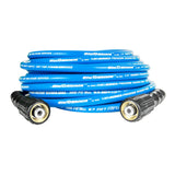 ToughTek 1/4" Pressure Washer Hose 3000PSI, Non Marking, M22 Connectors (Hot/ Cold Water)