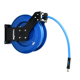 BluShield Tough Tek 3/8" Rubber Pressure Washing Hose Reel (Dual Arm) with 6' Lead-in-Hose