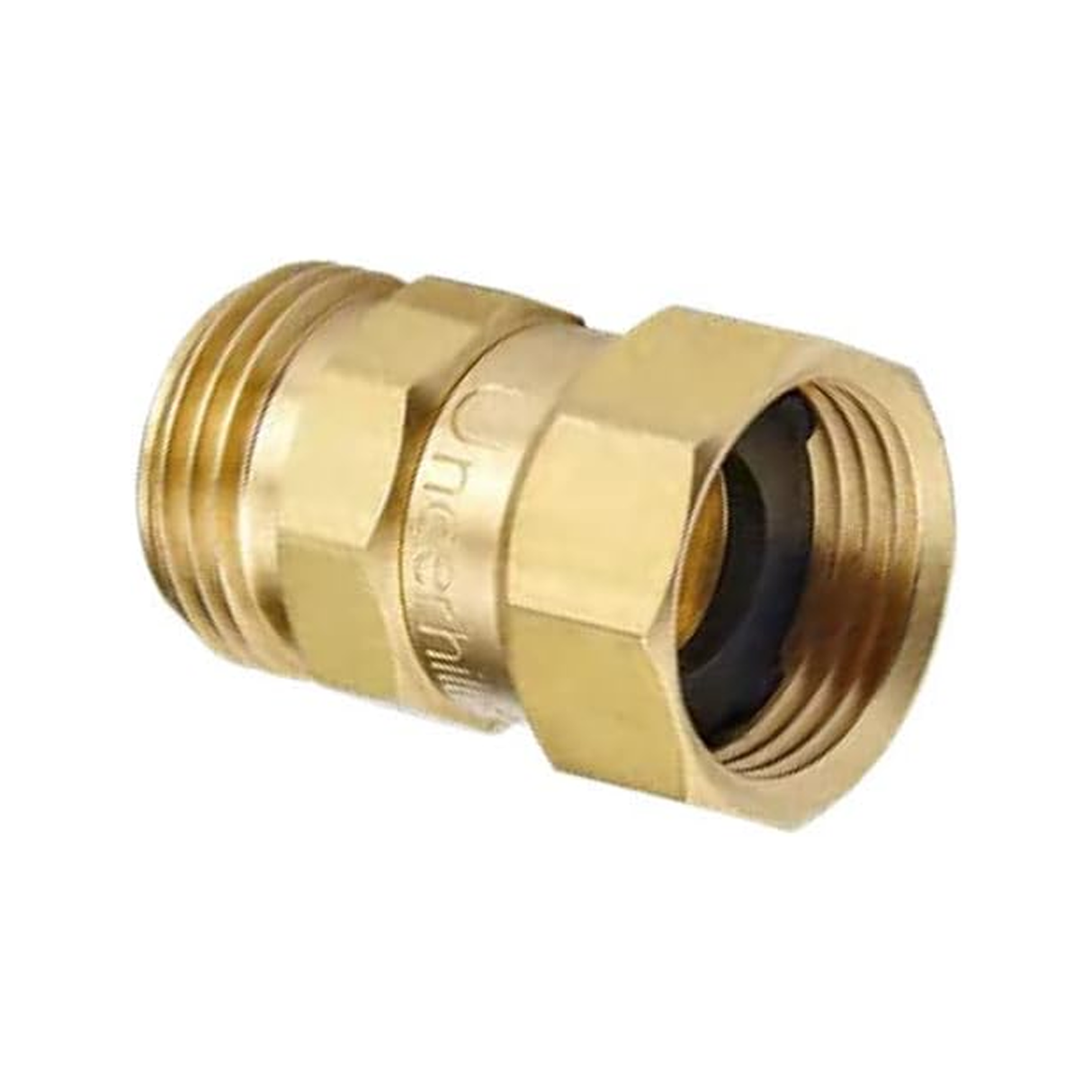 Avagard Twist-Ease Garden Hose Nozzle Connector ¾ Inch Attachment for an Anti-Kink Rubber Hose, Brass Fittings.