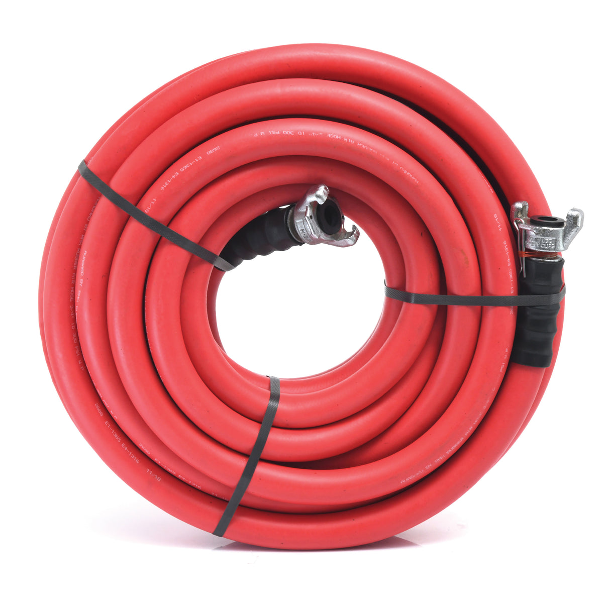 Rubber Jack Hammer Hose 3/4" x 50'-Red