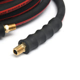 Dino-Hide Air Hose Reel 1/2" x 50' Retractable Heavy Duty Steel Construction with Wrapped Rubber Hose 300 PSI