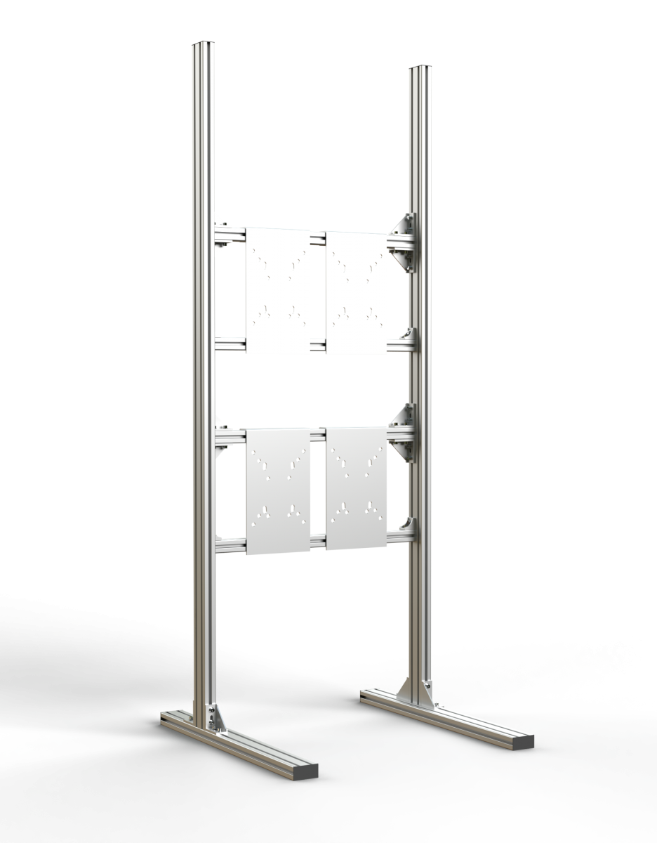 Aluminium Reel Stand - 4 Reels