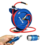 Ultimate Pneumatic Work Kit — Air Reel, 5-in-1 Coupler & Power Gun