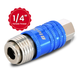 BluBird 5-in-1 Universal Industrial Safety Coupler with 1/4" Female Thread