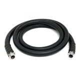OilShield 1" X 12' Rubber Farm Fuel Transfer Hose with Static Wire