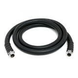 OilShield 1" X 12' Rubber Farm Fuel Transfer Hose with Static Wire