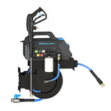 BluShield HumpBack 3000PSI All-in-One Pressure Washer System, Auto-Retractable Hose Reel, Industrial Pump, Accessories