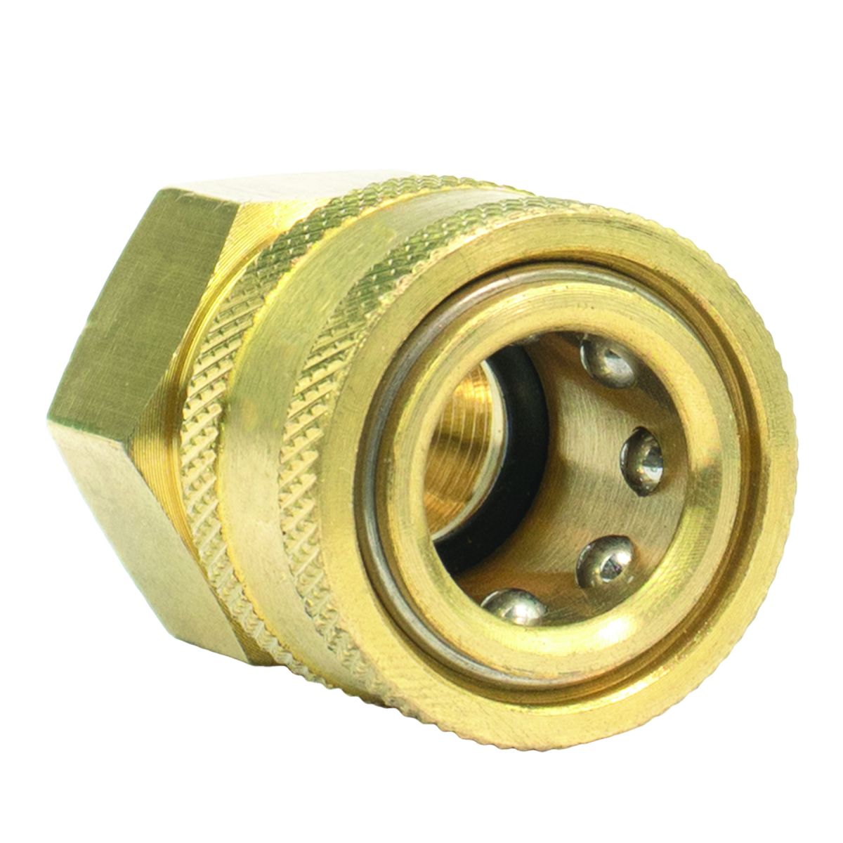 1/4 In Quick-Disconnect Socket X 1/4 In FPT Pressure Washer Adapter