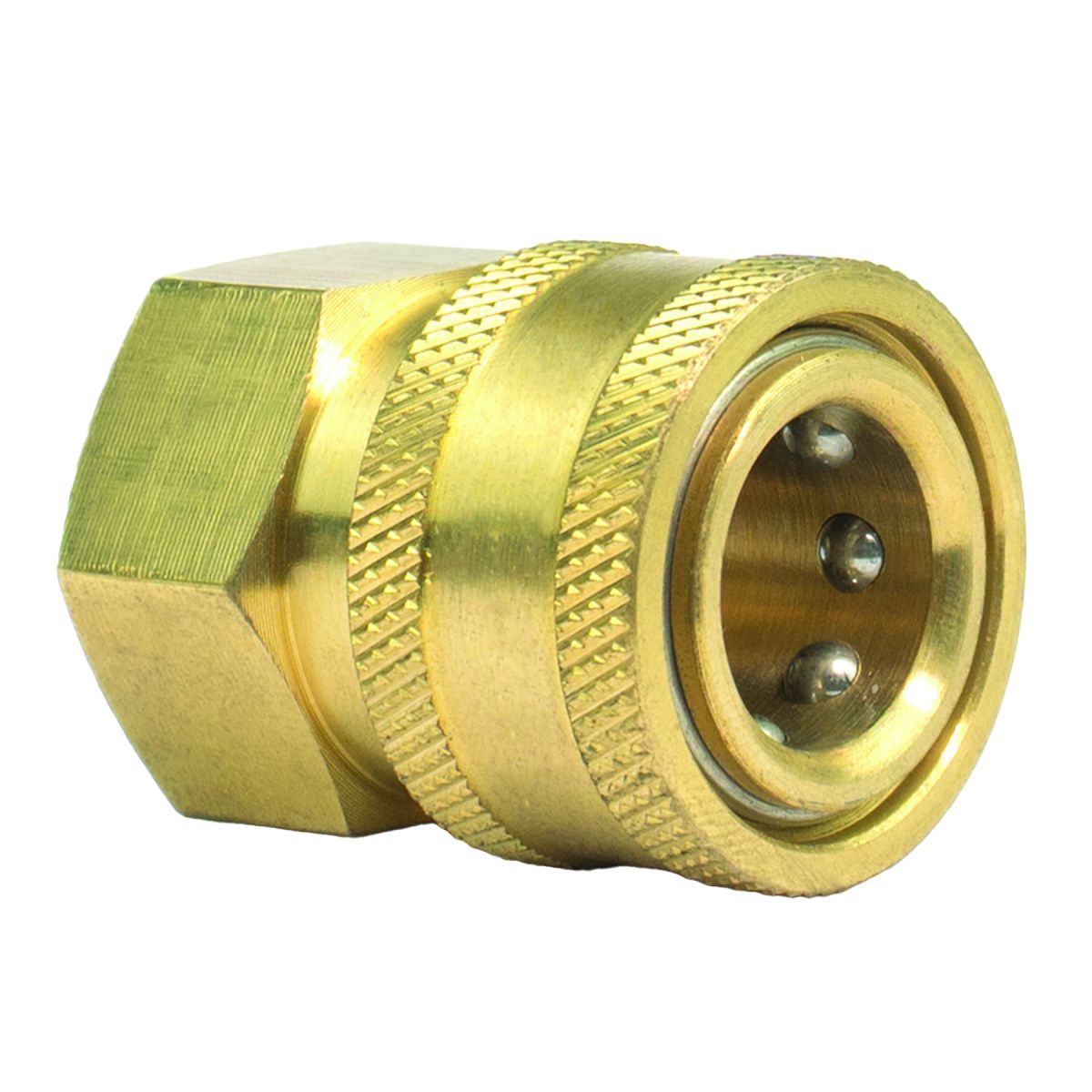 1/4 In Quick-Disconnect Socket X 1/4 In FPT Pressure Washer Adapter