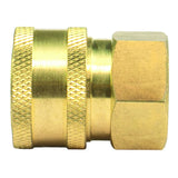 1/4 In Quick-Disconnect Socket X 1/4 In FPT Pressure Washer Adapter