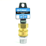 3/8" Quick Disconnect Male Plug X 3/8" Female Pipe Thread Pressure Washer Adapter