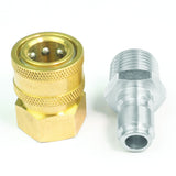 3/8" Quick Disconnect Male Plug X 3/8" Female Pipe Thread Pressure Washer Adapter