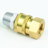 3/8" Quick Disconnect Male Plug X 3/8" Female Pipe Thread Pressure Washer Adapter
