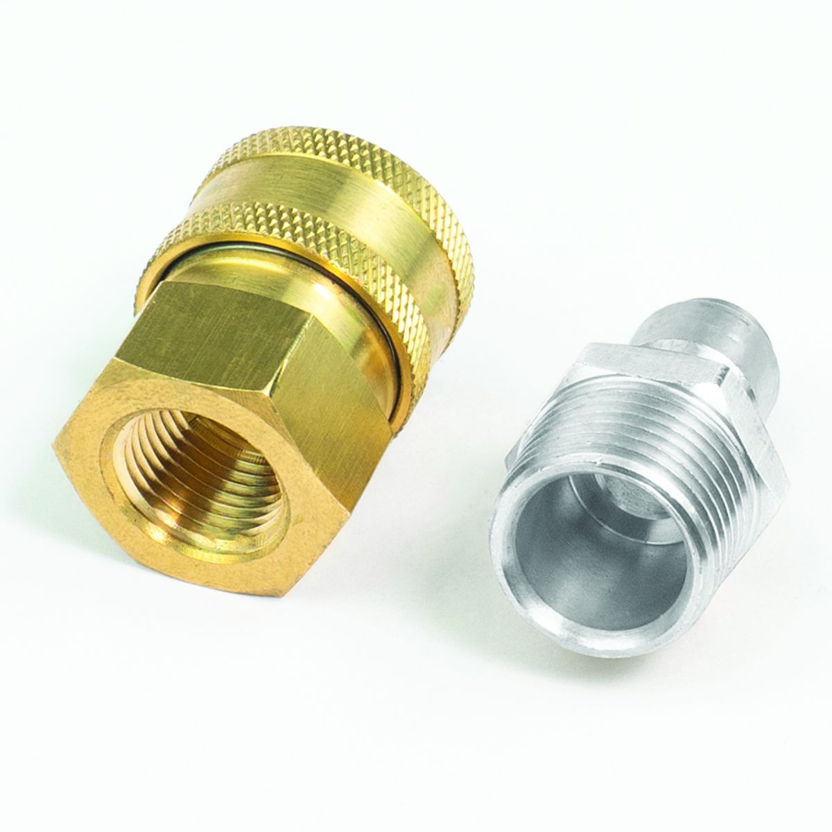 3/8" Quick Disconnect Male Plug X 3/8" Female Pipe Thread Pressure Washer Adapter