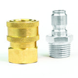 3/8" Quick Disconnect Male Plug X 3/8" Female Pipe Thread Pressure Washer Adapter