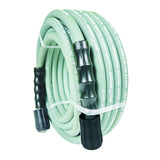 BluShield Rubber Pressure Washer Hose Assembly 1/4" X 25' w/ M22 Fittings Non Marking (3000:12000 PSI)