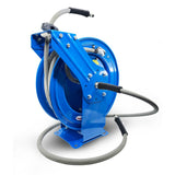 BluShield Rubber Pressure Washing Hose Reel 3/8" X 50' (Dual Arm)with 6' Lead-in-Hose