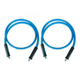 Blu Shield Tough Tek Rubber Pressure Washer Jumper Hose 1/2" X 6' (4000:16000 PSI) 2 Pack